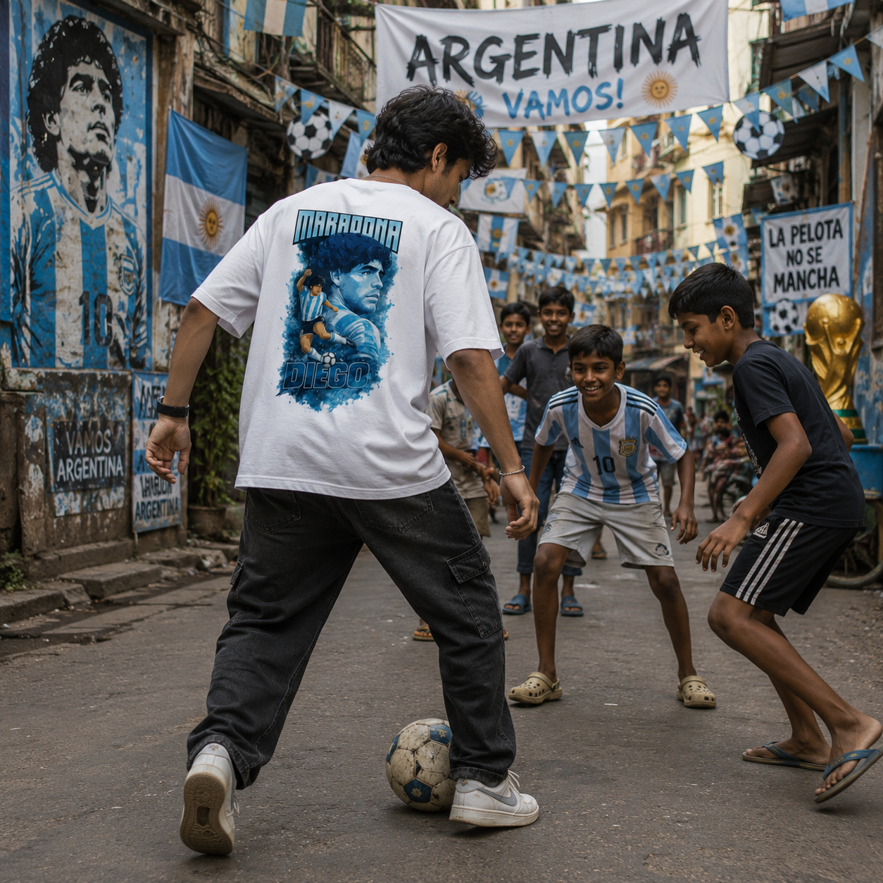 Diego Maradona Fan Oversized T-Shirt