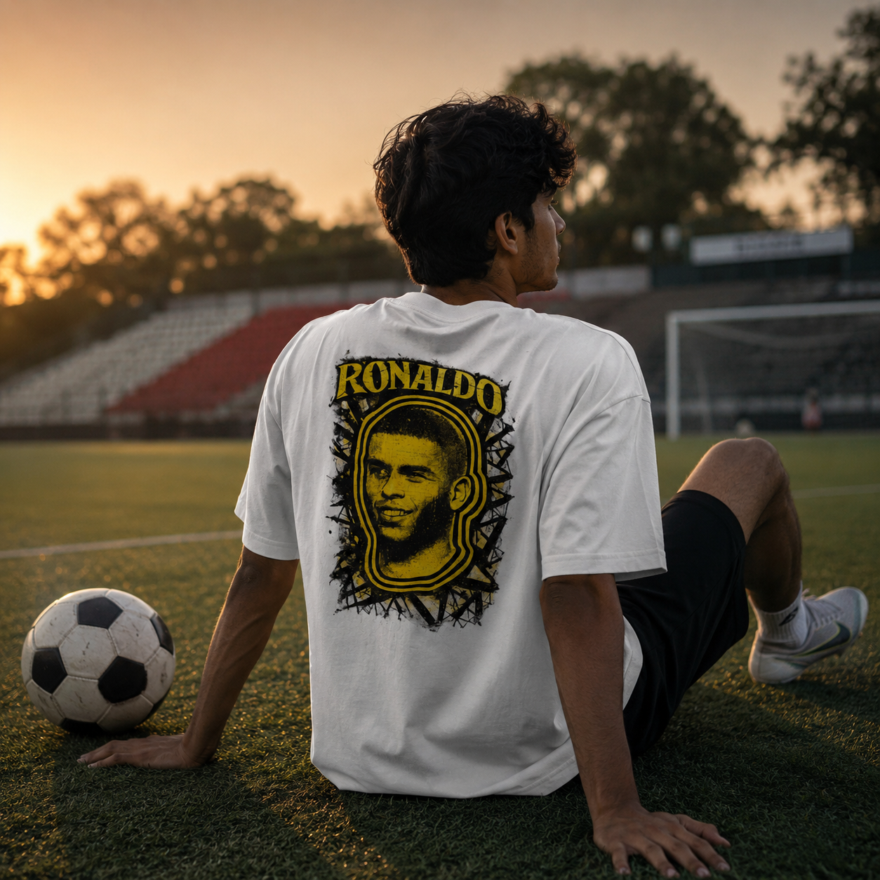 Ronaldo Fan Oversized T-Shirt, Brazil Fan T-Shirt