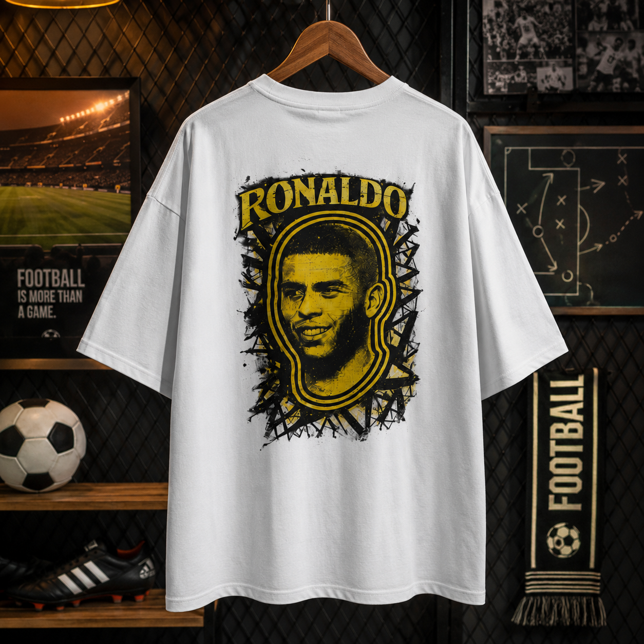 Ronaldo Fan Oversized T-Shirt, Brazil Fan T-Shirt