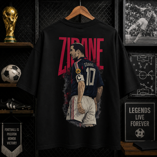Zidane Oversized T-Shirt, Zidane Fan T-Shirt Oversized
