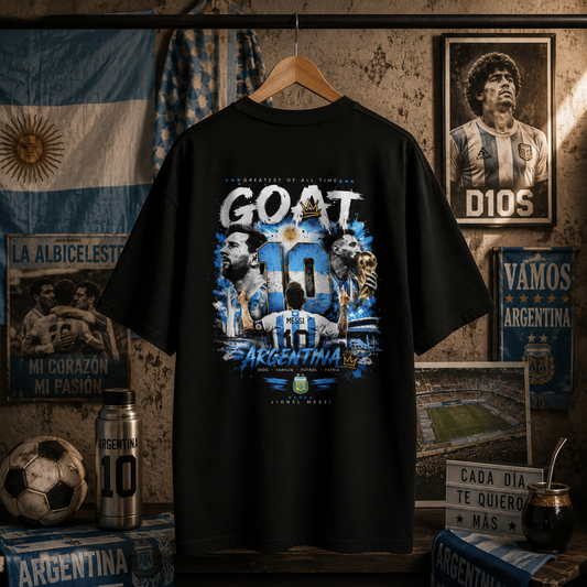 Messi Argentina Oversized T-Shirt, LM10 Oversized T-Shirt