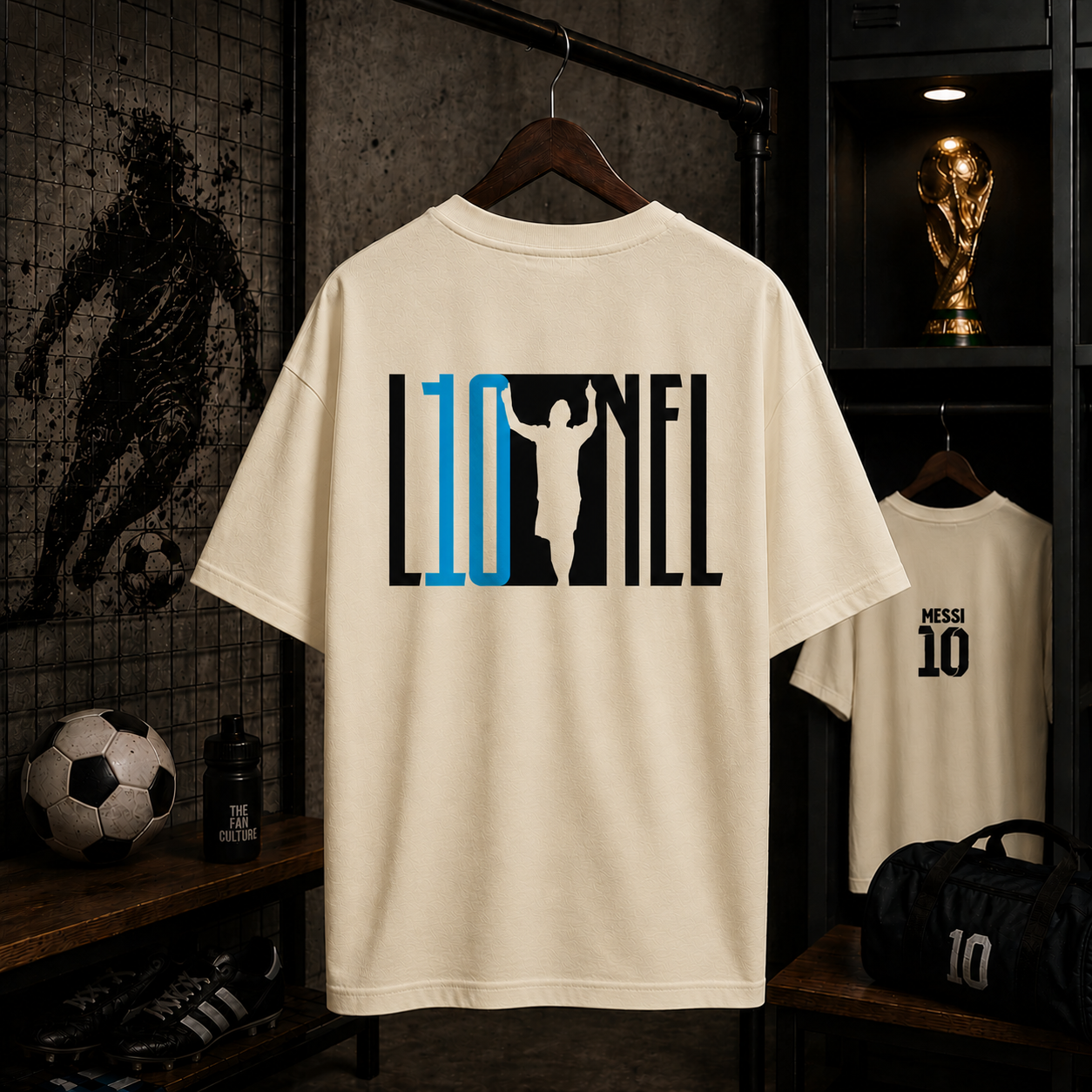 Messi LM10 Oversized T-Shirt, Messi Fan T-Shirt Oversized