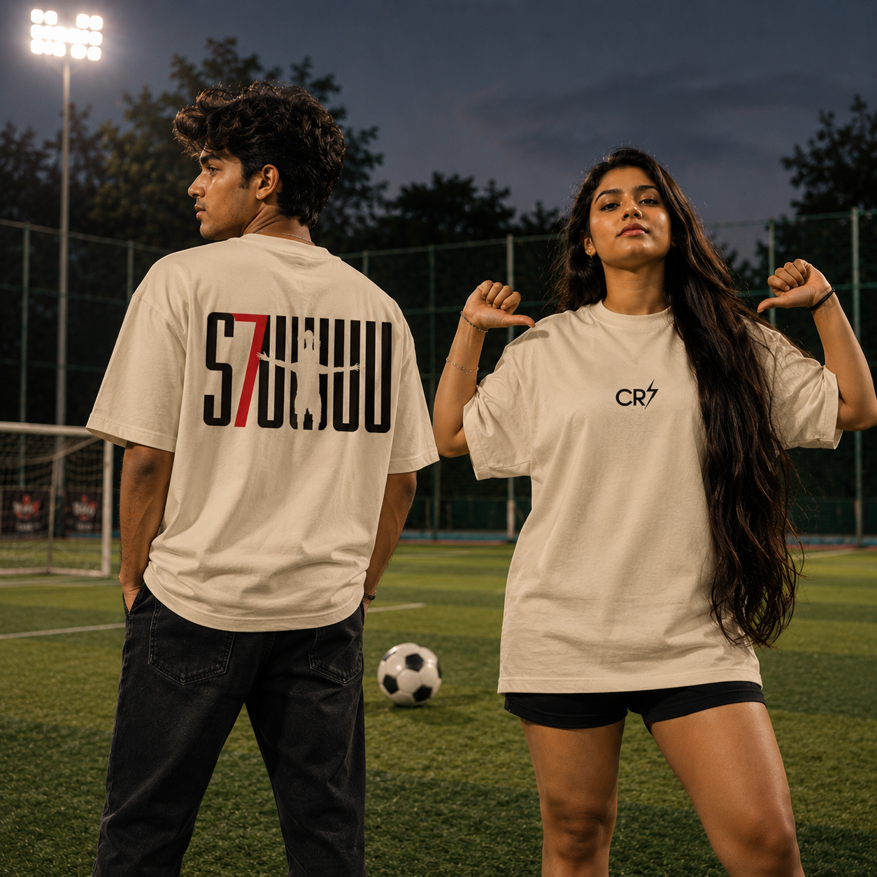 Ronaldo CR7 Oversized T-Shirt, Ronaldo Fan Oversized T-Shirt