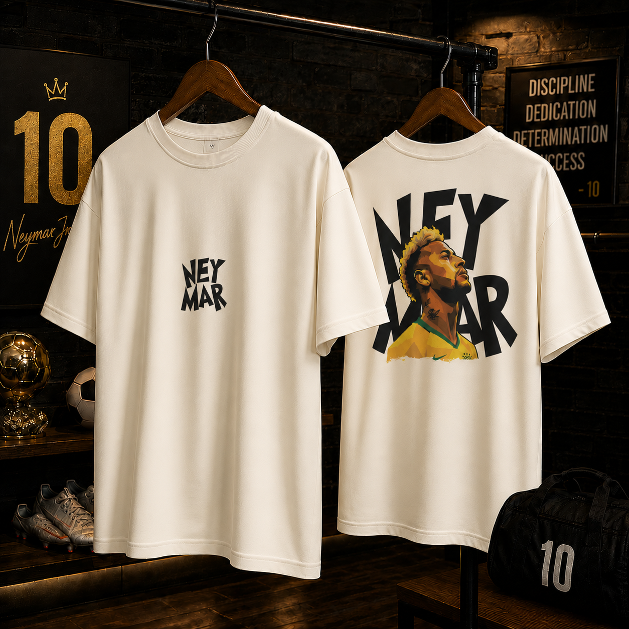 Neymar Oversized T-shirt, Brazil Neymar Fan Oversized T-Shirt