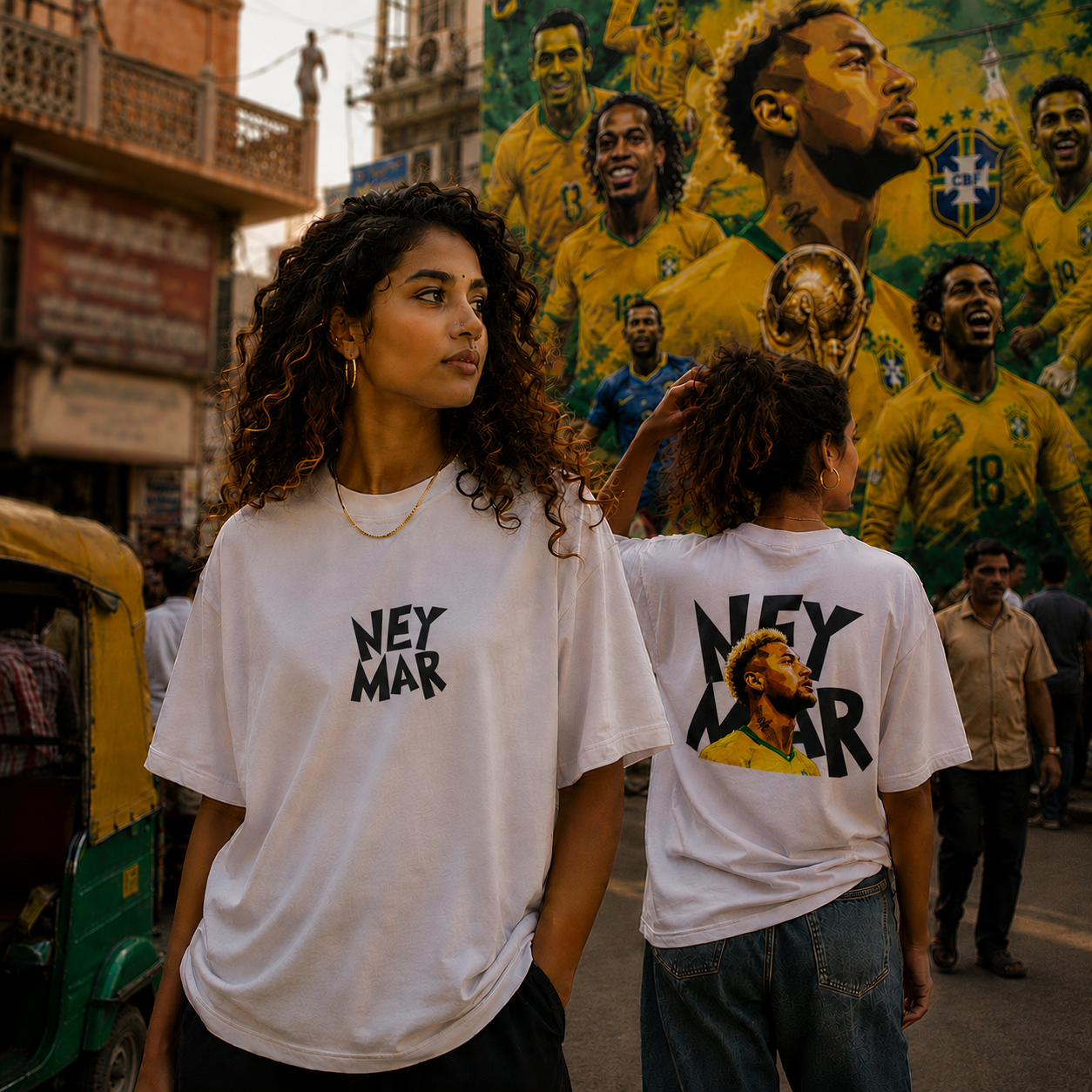 Neymar Oversized T-shirt, Brazil Neymar Fan Oversized T-Shirt