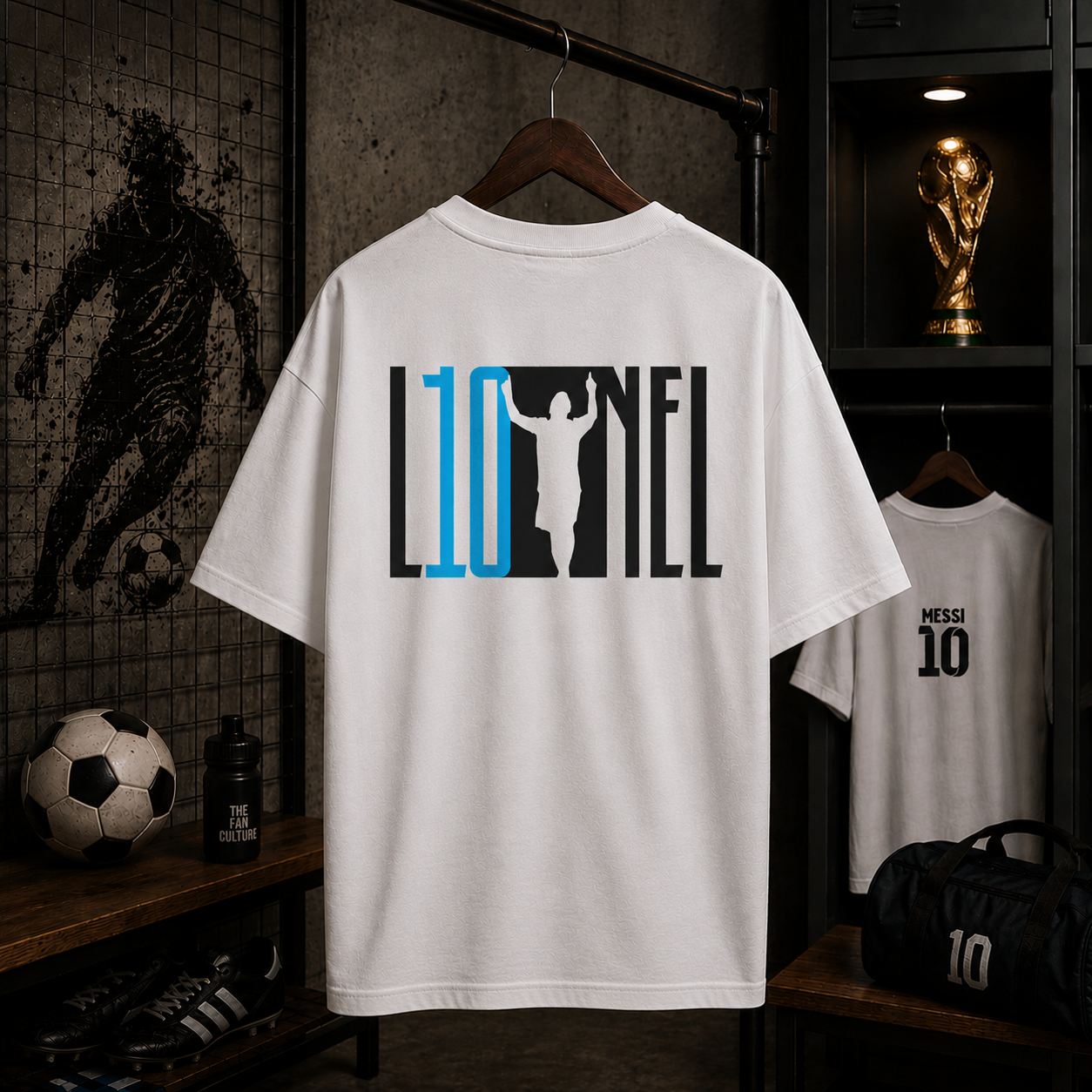 Messi LM10 Oversized T-Shirt, Messi Fan T-Shirt Oversized