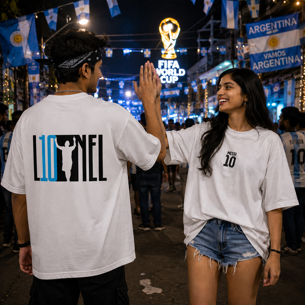 Messi LM10 Oversized T-Shirt, Messi Fan T-Shirt Oversized