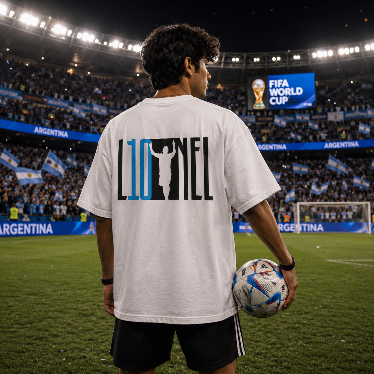 Messi LM10 Oversized T-Shirt, Messi Fan T-Shirt Oversized