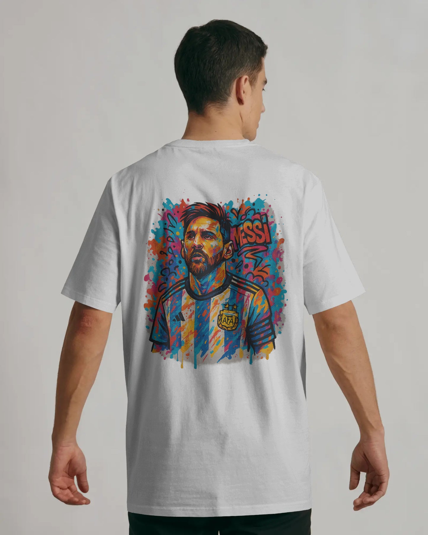 Messi Oversized Graphic T-Shirt