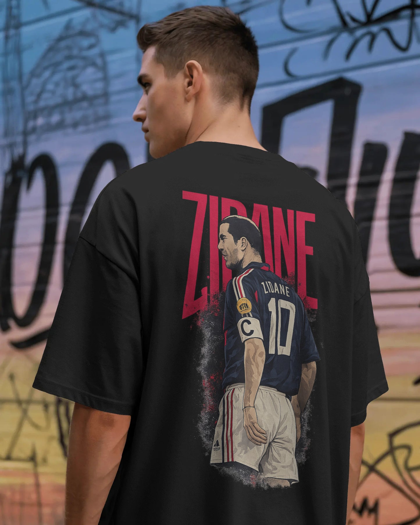Zidane Oversized T-Shirt, Zidane Fan T-Shirt Oversized