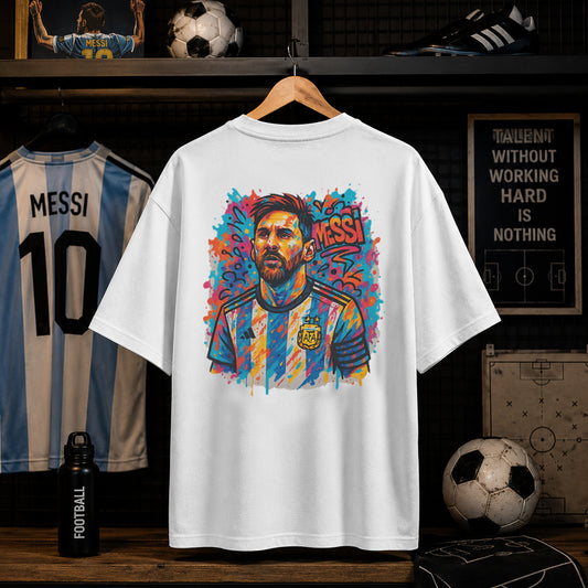 Messi Oversized Graphic T-Shirt