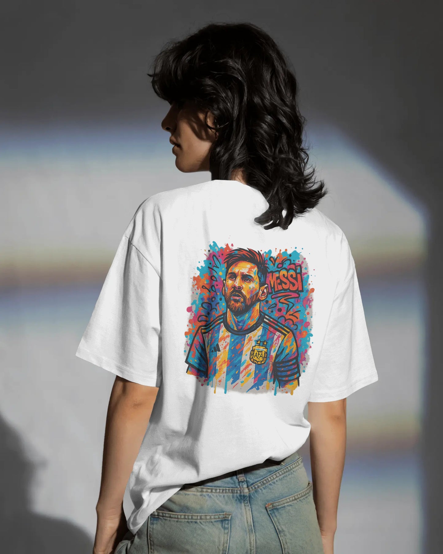 Messi Oversized Graphic T-Shirt