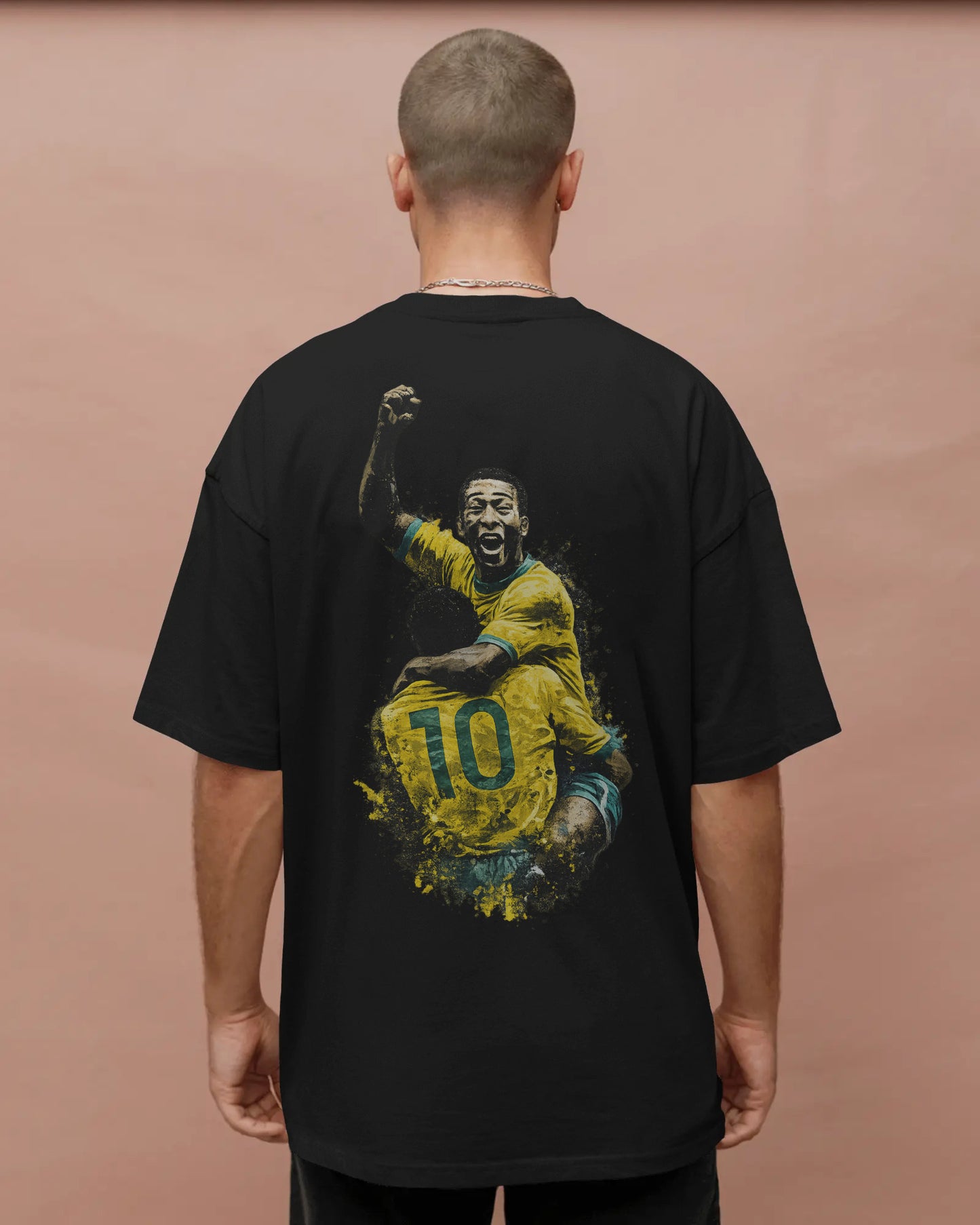 Pele Fan Oversized T-Shirt, World Cup Football T-Shirt