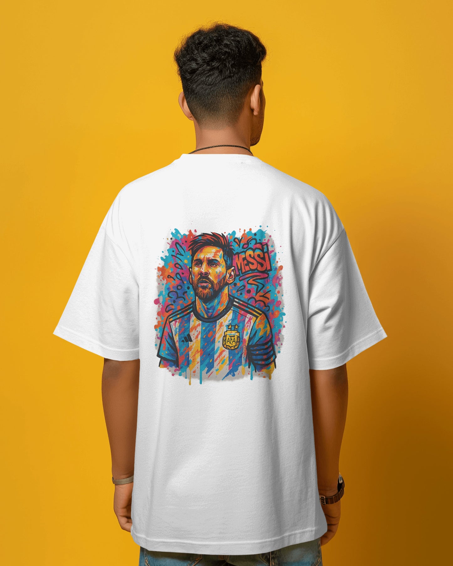 Messi Oversized Graphic T-Shirt