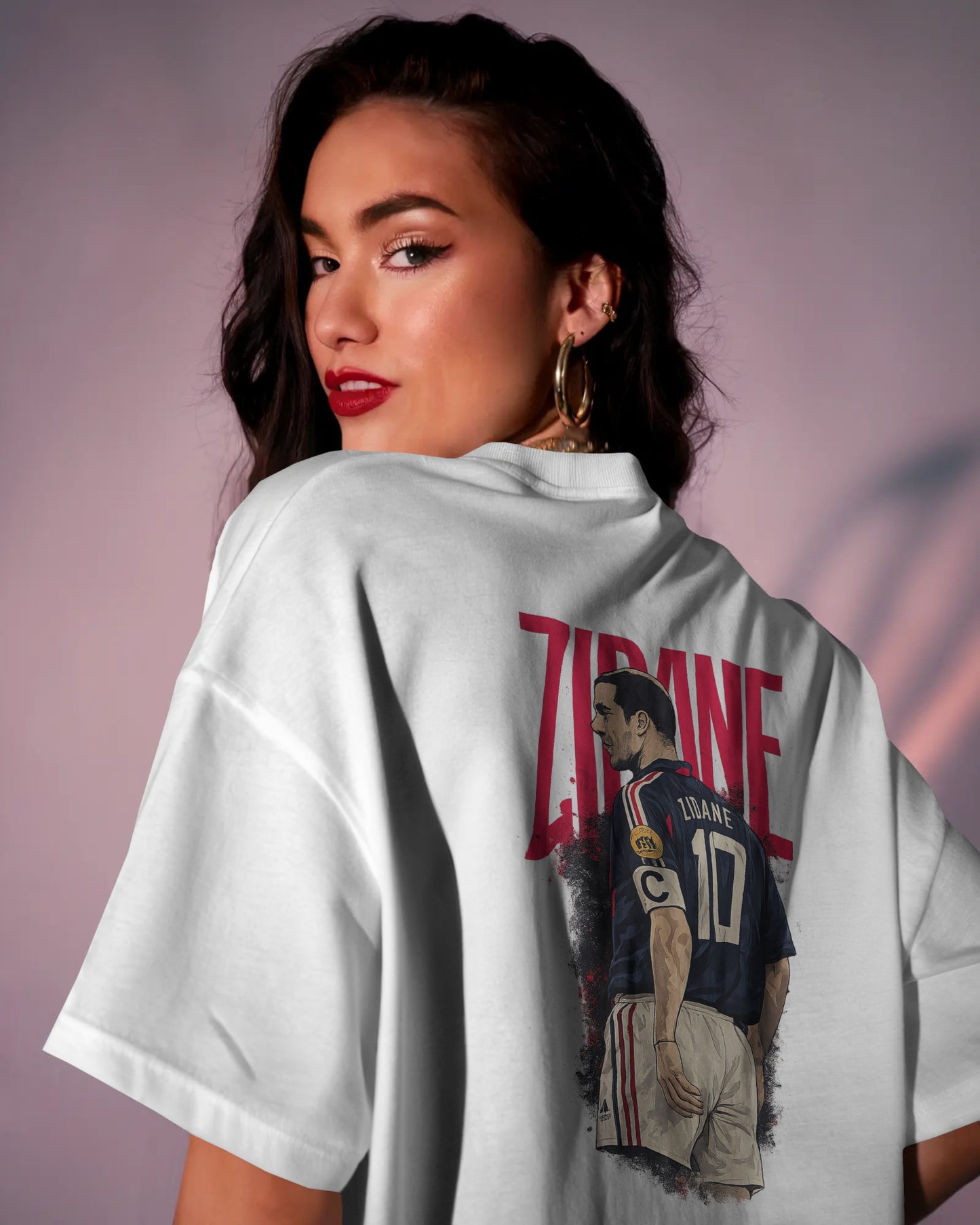 Zidane Oversized T-Shirt, Zidane Fan T-Shirt Oversized