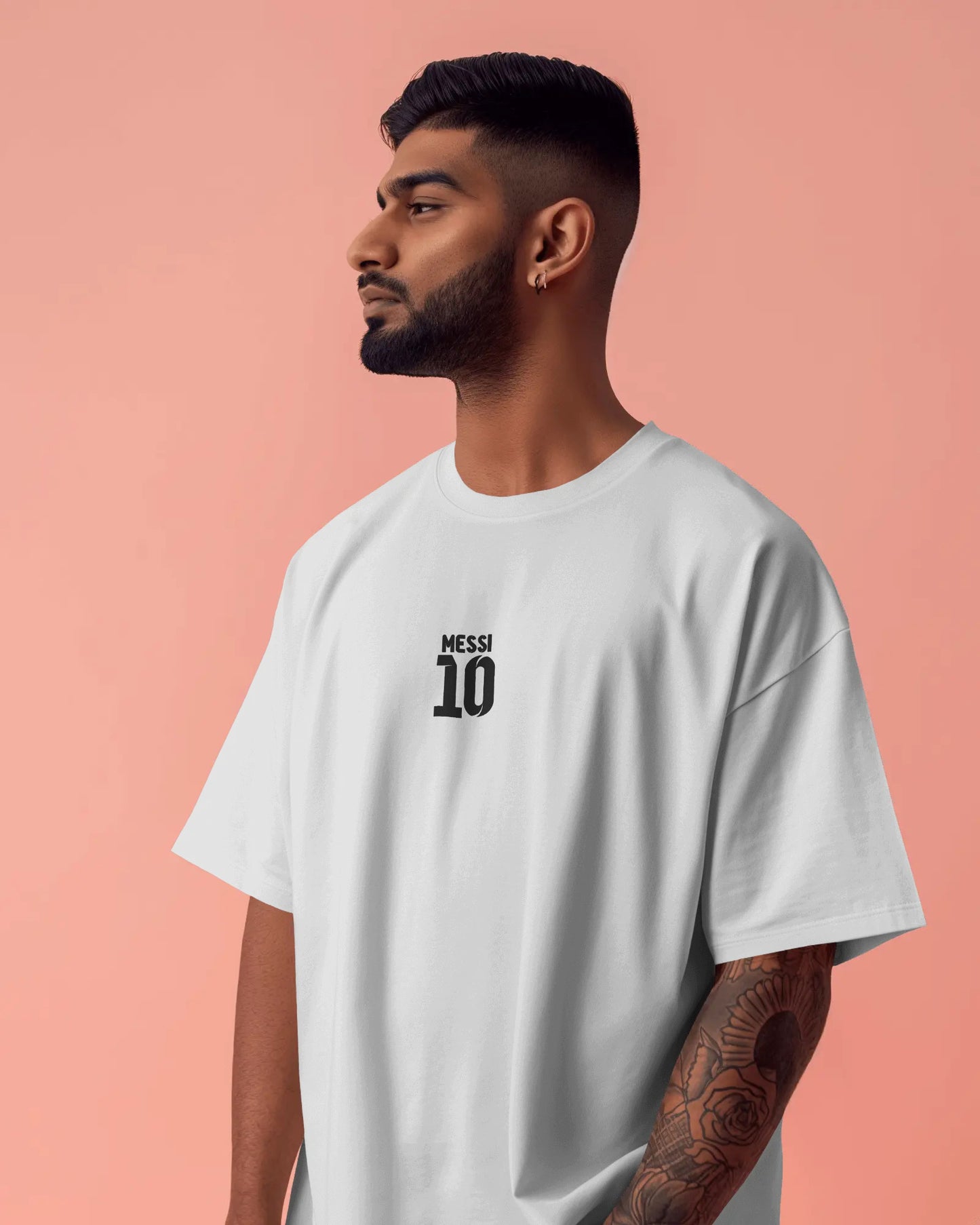 Messi LM10 Oversized T-Shirt, Messi Fan T-Shirt Oversized