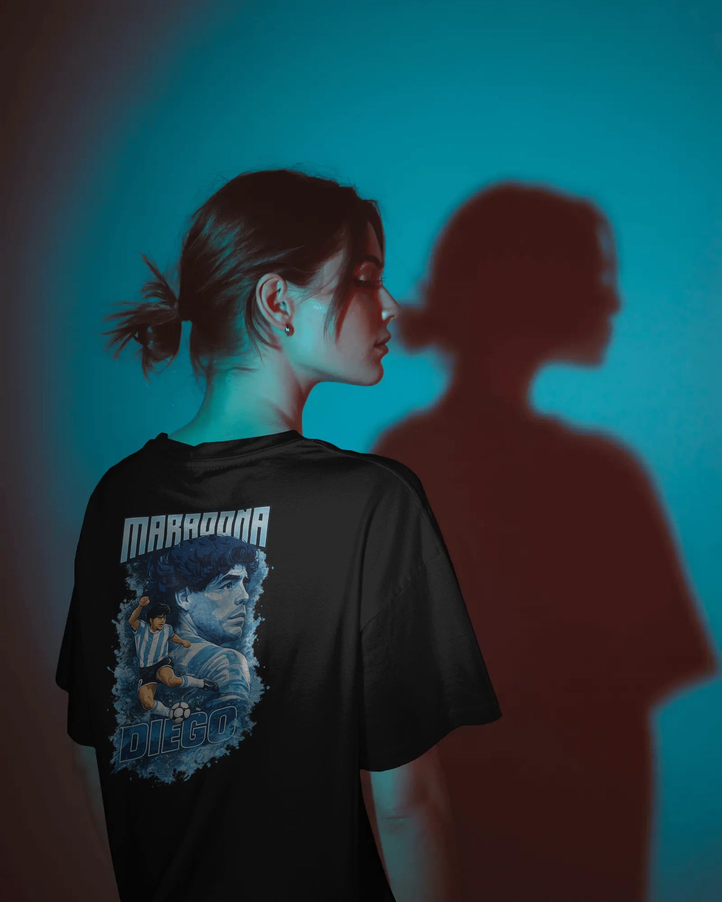 Diego Maradona Fan Oversized T-Shirt