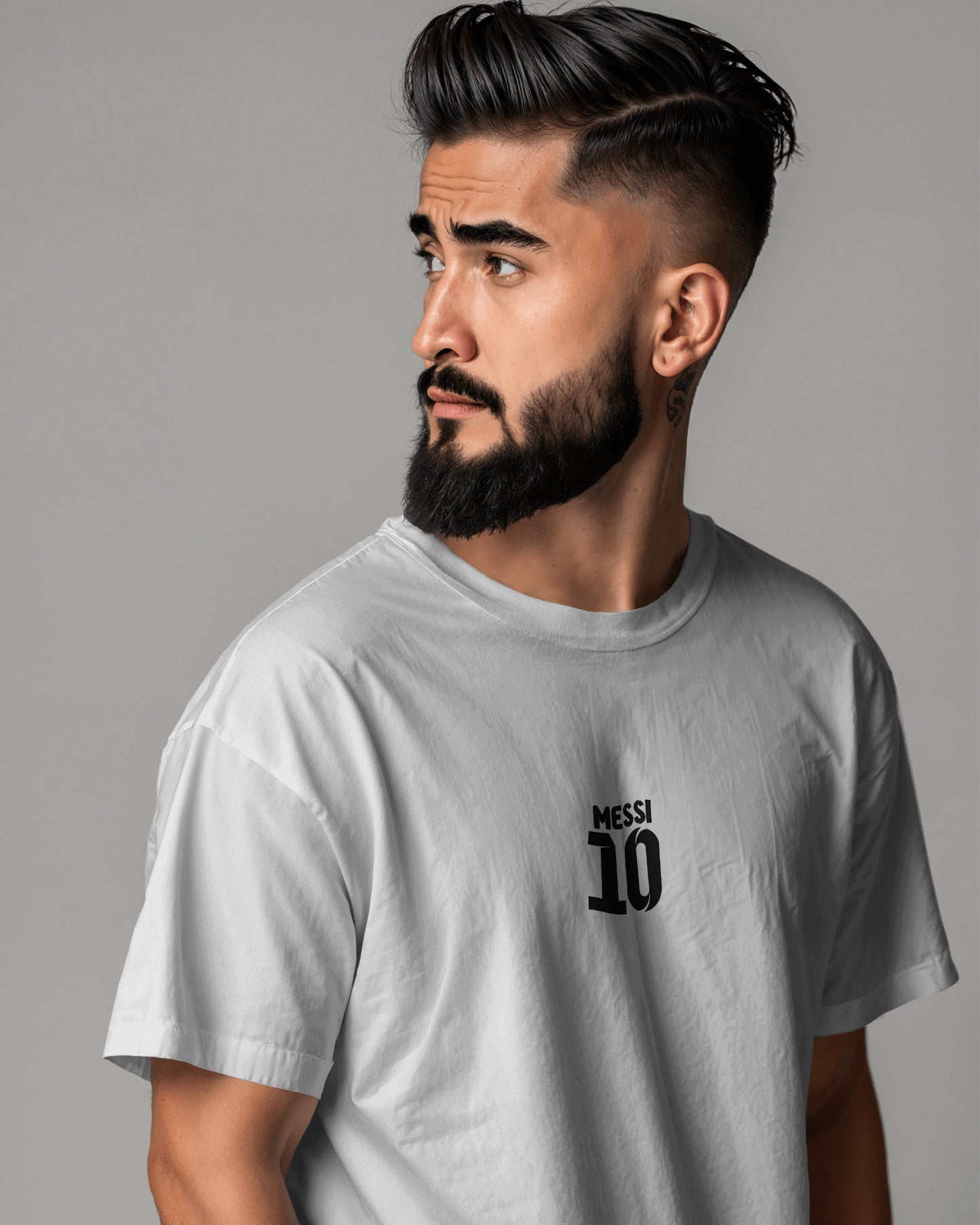 Messi LM10 Oversized T-Shirt, Messi Fan T-Shirt Oversized